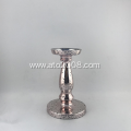 Plating Rose Gold Glass Candle Holder